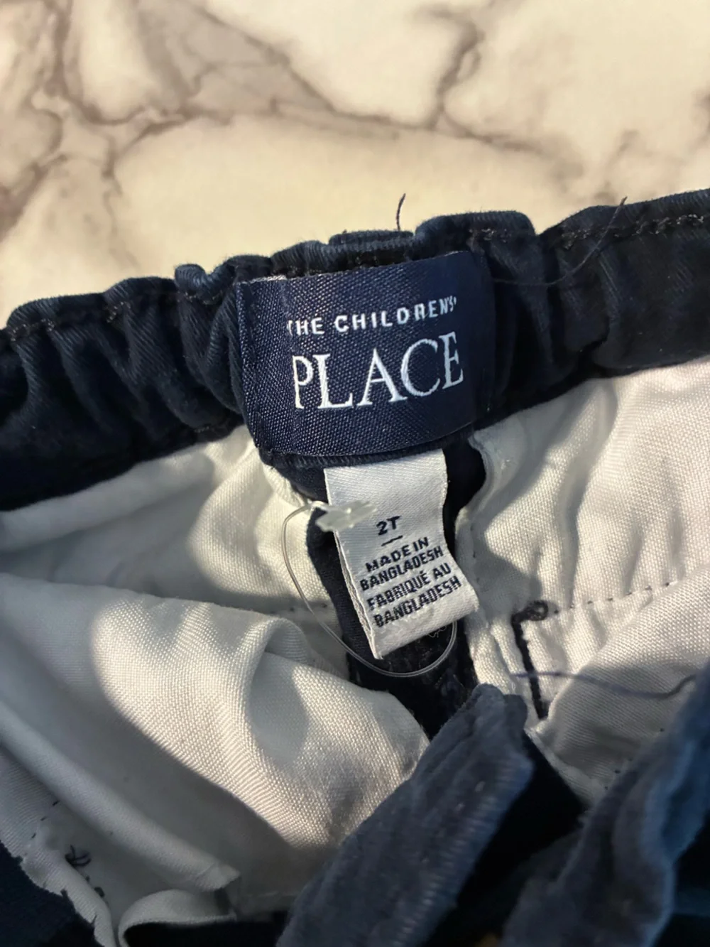 The Children's Place Navy cotton twill - school uniform pants